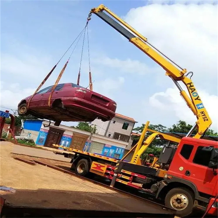 文登吊车救援小汽车怎么吊